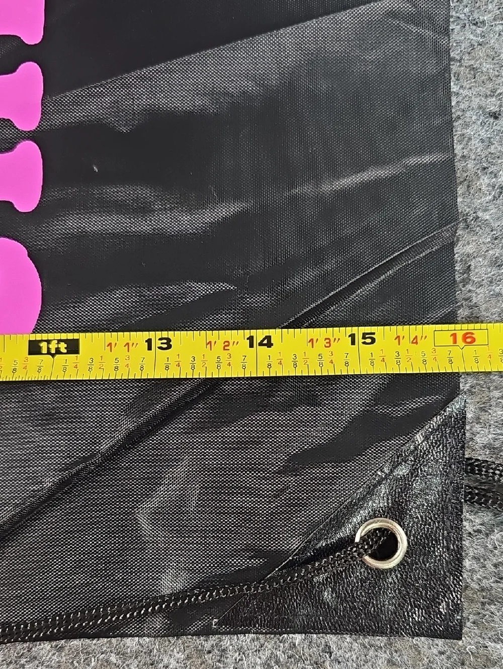 Eat Sleep Cheer Drawstring Tote Bag, Pink Black White